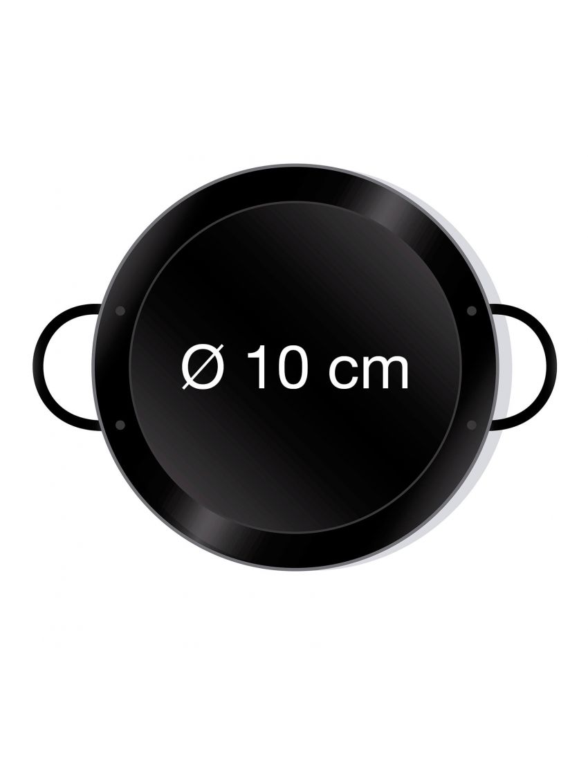 Емайлиран тиган за паеля Ø 10 cm