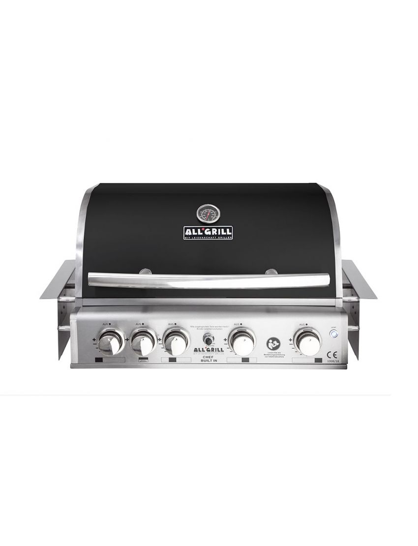 TOP-LINE - ALLGRILL CHEF L Black - ВГРАДЕН с въздушна система