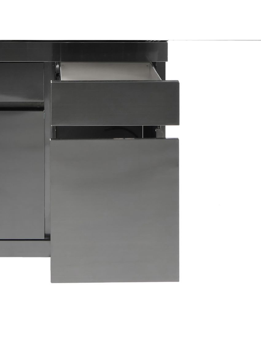 Система от чекмеджета ALLGRILL, дясно, без дръжки, за Modular CHEF L - черно