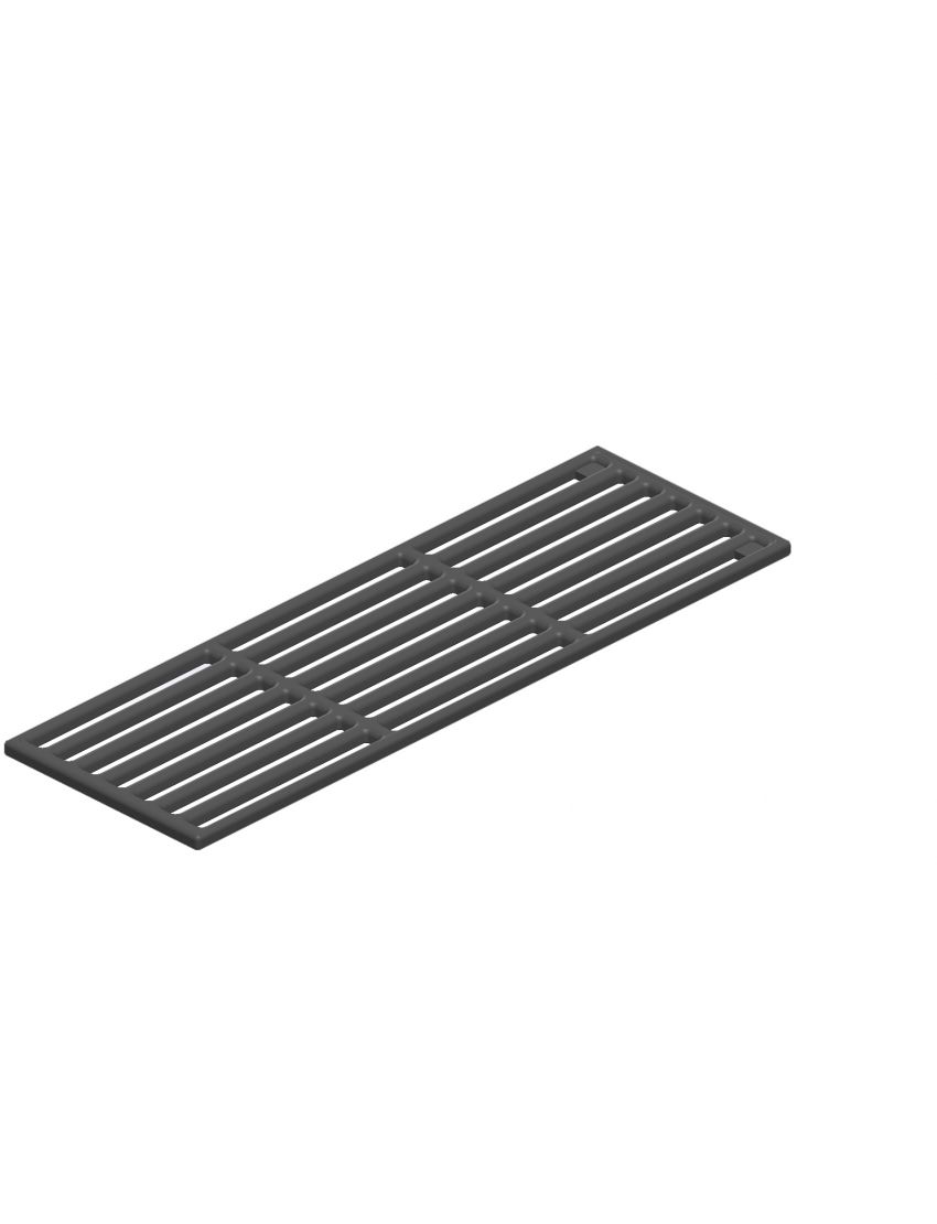 Тънък чугунен капак с решетка -15x46 cm- за ALLGRILL модел CHEF S