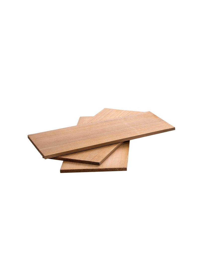Комплект дъски от кедрово дърво, 3 бр., всяка с размери 30 x 12 x 1 cm